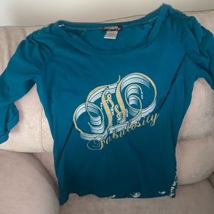 Aqua green fabulosity top